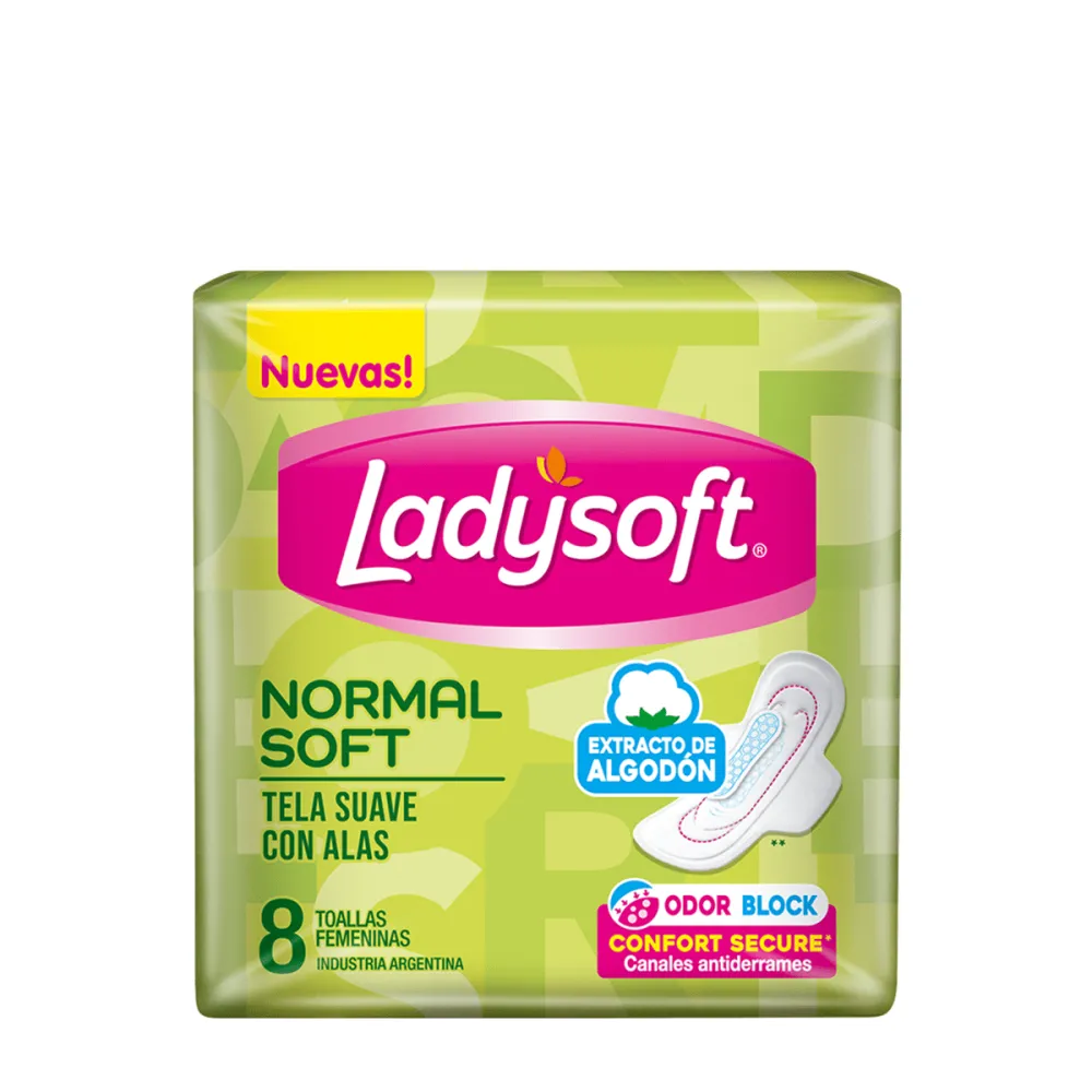 Toallitas Ladysoft normales 