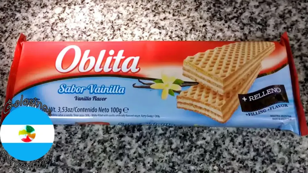 Oblea Oblita 100gr x48un VAINILLA